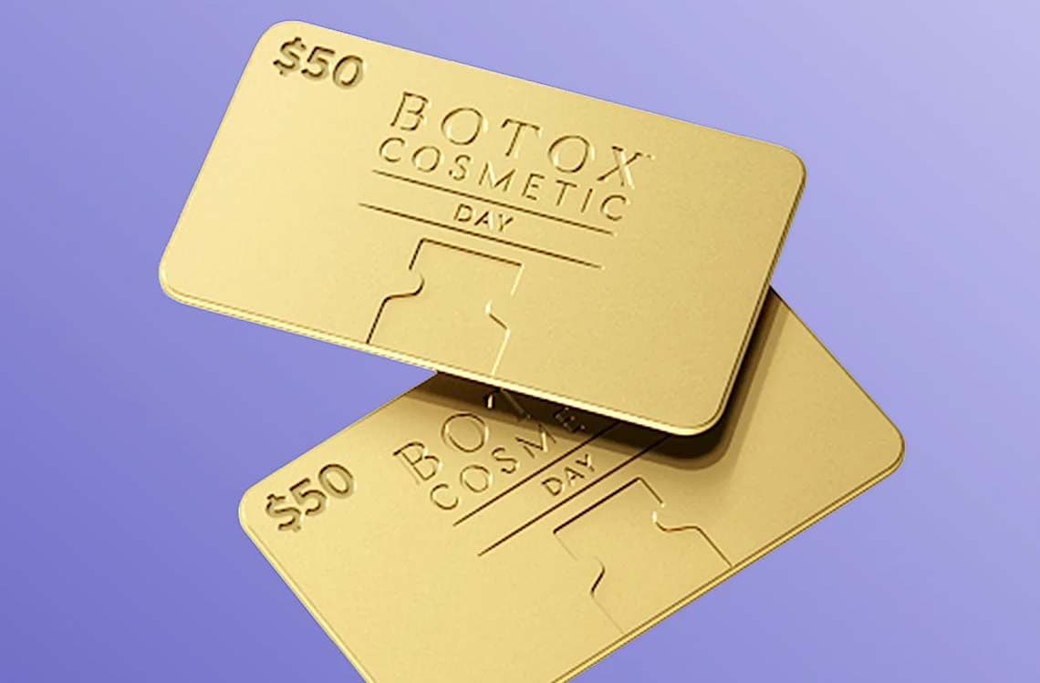 Botox Day Gift Card 25