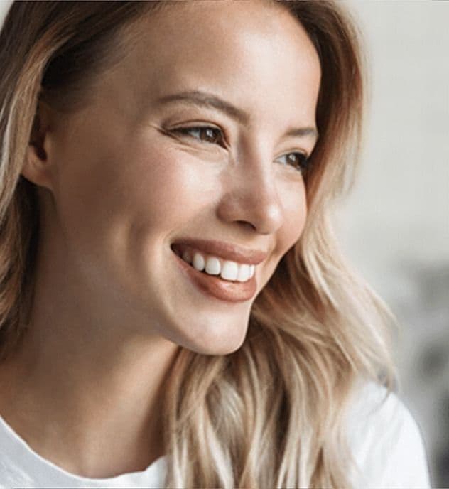 woman smiling