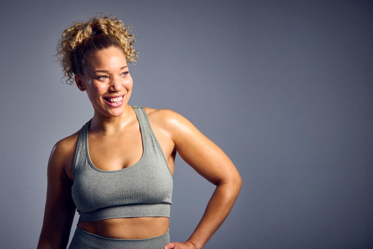 Healthy glowing woman