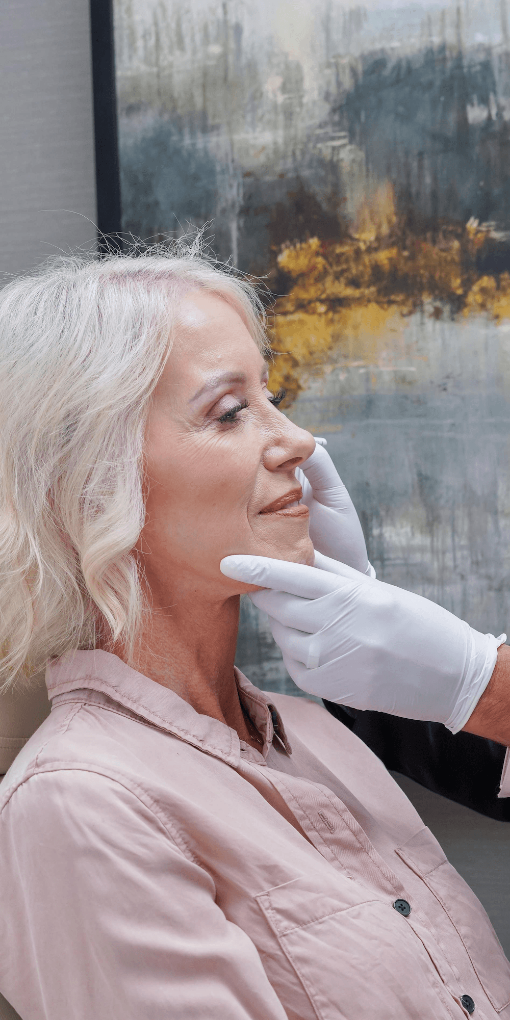 Woman at a Botox Consultation